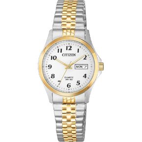 Citizen Quartz Womens Watch, Stainless Steel, Classic, Two-Tone (Model: EQ2004-95A)