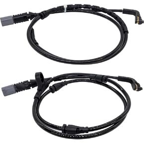 HiSport Front and Rear Brake Pad Wear Sensor - Compatible with BMW X5 2007-2010 X6 2008-2010 - Replace 34356789501 34356789505