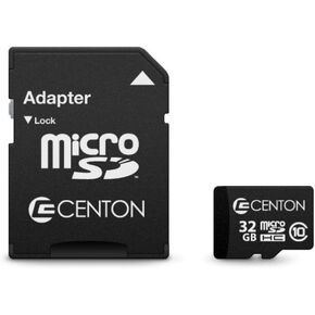 بطاقة Centon Eelctronics MP Essential Micro SDXC، بطاقة الذاكرة النهائية للهواتف والأجهزة اللوحية والكاميرات والمزيد، UHS1، 64 جيجابايت، 5 عبوات مجمعة مع محول