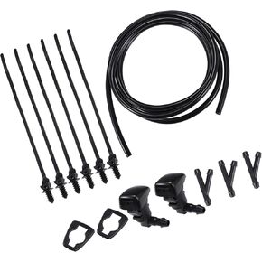 1 Set Windshield Washer Water Nozzle Spray No.8538104030/8538104010 for Toyota Tacoma Base Pre Runner S-Runner 2001-2004 Replacement