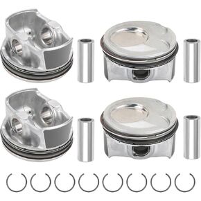 Engine Piston & Rings Set Compatible with Kia Forte Forte Koup Forte5 Soul Hyundai Elantra Tucson 2.0L L4 2014 2015 2016 2017 2018 Replacement for 23041-2E210 230412E210 23041-2E200