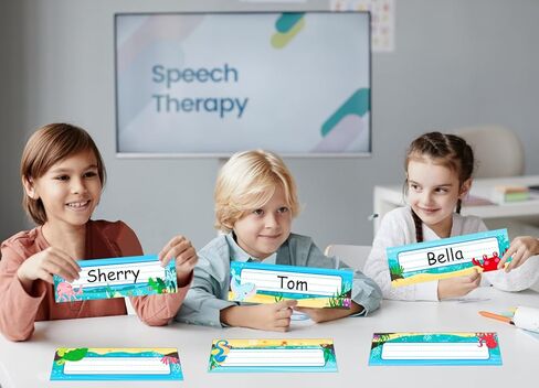 36 قطعة من لوحات الأسماء الأبجدية للمكاتب والفصول الدراسية لوحات أسماء مخطوطة متعددة الأغراض للمكاتب وعلامات أسماء الطلاب وملصقات للمكتب ورياض الأطفال والمدرسة الابتدائية والعودة إلى المدرسة ومستلزمات المعلمين in Kuwait