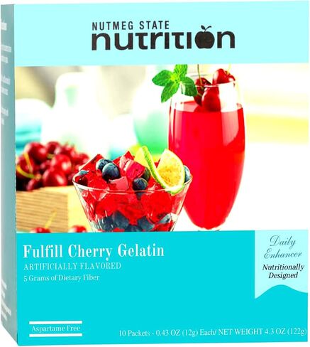 Nutmeg State Nutrition – Fulfill High Fiber Drink Mix, Low Calorie, Fat Free, Sugar Free, Naturally Flavored, Ideal Protein Compatible, Aspartame Free, 10 Servings Per Box (Mixed Fruit) in Saudi Arabia