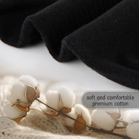Eallco Mens Socks Socks Cotton Quarter Thin Thin Couls High Mini Crew Socks for Men 6 Pairs in Saudi Arabia