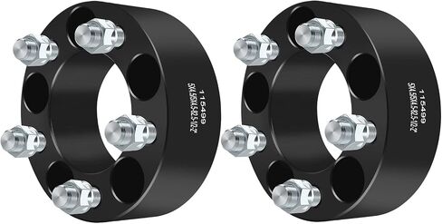 ECCPP 2PCS 2 بوصة 5x4.5 إلى 5x4.5 فواصل العجلات 5x114.3mm 82.5mm محور التجويف 1/2-20 in Saudi Arabia
