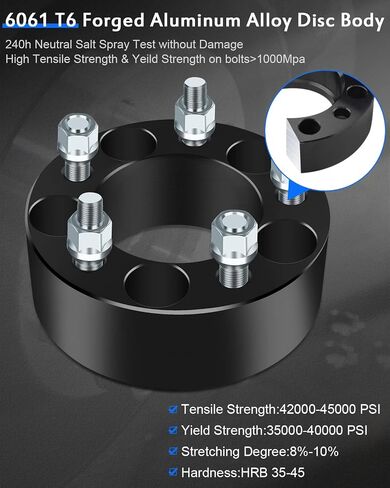 ECCPP 2PCS 2 بوصة 5x4.5 إلى 5x4.5 فواصل العجلات 5x114.3mm 82.5mm محور التجويف 1/2-20 in Saudi Arabia