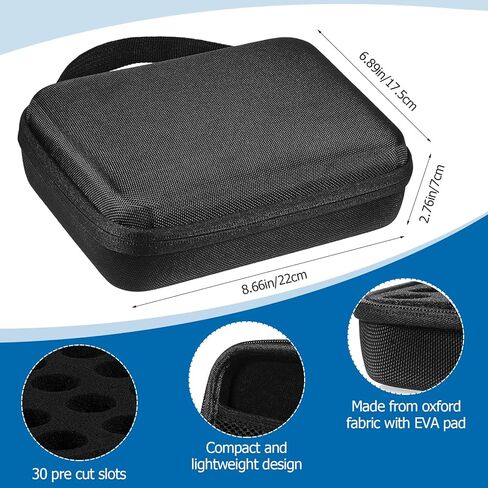15-Slot Insulin Travel Case,Vial Storage Case with Mesh Pocket for Diabetic Accessories,Compact, Durable Insulin Vial Cooler for Travel and Home Organization,Perfect for 3ml Injection Vials in Kuwait