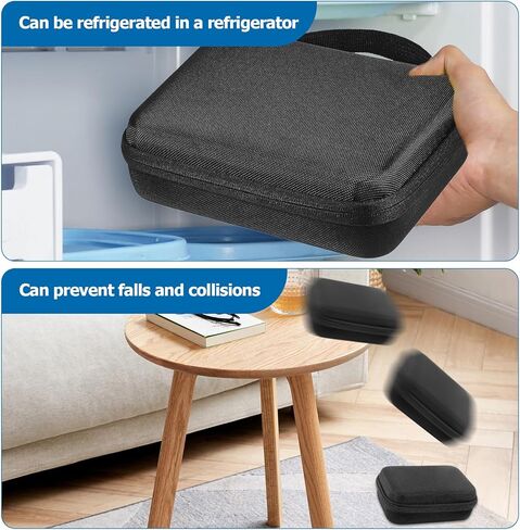 15-Slot Insulin Travel Case,Vial Storage Case with Mesh Pocket for Diabetic Accessories,Compact, Durable Insulin Vial Cooler for Travel and Home Organization,Perfect for 3ml Injection Vials in Kuwait