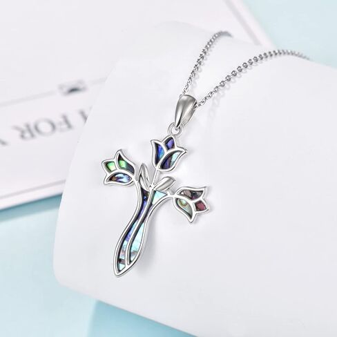 قوارب Dreamboat Cross Netlace for Womens Sterling Silver Cross Cross Pendant Christian Necklace Homports Faith Dentical Jewelry in Kuwait