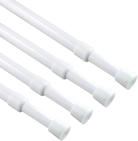 Kxlife 2 Pack 5/8 "قضيب ستارة التوتر ، قضبان التوتر RV ، قضبان خزانة من 10 إلى 16 بوصة in Kuwait