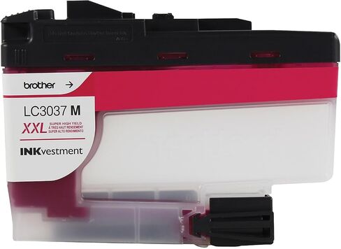 Brother Genuine LC3037C, Single Pack Super High-Yield Cyan INKvestment Tank Ink Cartridge, Page Yield Up to 1,500 Pages, LC3037, Amazon Dash Replenishment Cartridge in Saudi Arabia