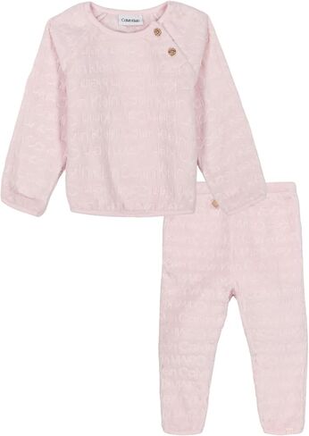 Calvin Klein girls 2pc Silky Sherpa Pant Set in Saudi Arabia