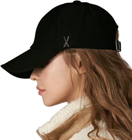 VARZAR【Official Store Silver Stud Over fit Ball Cap / 3colors Unisex Deeper Small face Effect UV Protection hat in Saudi Arabia