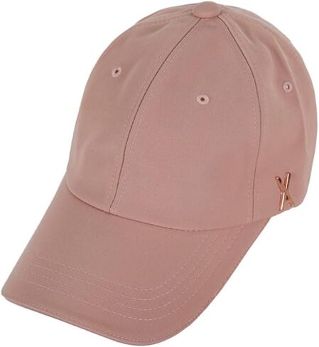 Varzar 【المتجر الرسمي Rose Gold Stud Over Fit Ball Cap / 3Colors للجنسين الأعمق تأثير الوجه الصغير قبعة حماية الأشعة فوق البنفسجية in Kuwait