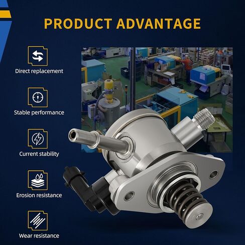 DWVO High Pressure Fuel Pump Compatible with L4 2.0L Engines,2012-2018 Ford Edge, Escape, Explorer, Focus, Fusion, Taurus,2012-2017 Land Rover Discovery Sport, 2013-2016 Lincoln LR2, MKC, MKT, MKZ in Kuwait