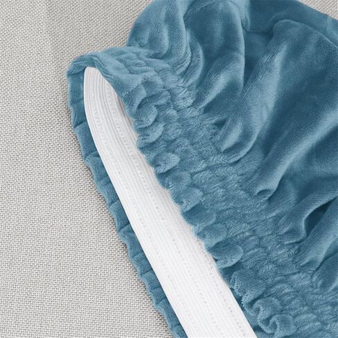 Velvet Single Sofa Cover Swivel Barrel Chair Cover Modern Accent Chair Slipcovers Barrel Armchairs Sofa Cover Protector for Home Decor Living Room in Kuwait