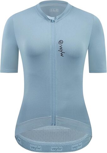 YKYWBIKE Cycling Jerseys Women Short Sleeve,Bike Shirts for Women Breathable Cycle Jersey with 4 Pockets in Saudi Arabia