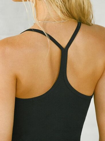 Women Workout Tops Racerback Tank Tops Basic Cute Summer 2025 Camisole Crew Neck Going Out Slim Fit Shirts in Saudi Arabia