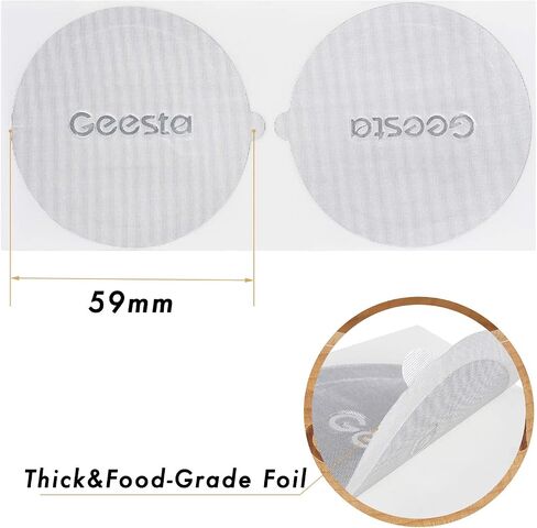 Easy-Seal Coffee Capsule Refill Kit for Nespresso Vertuoline with a Brush, Scoop, Reusable Capsule Holder, and 80 Premium Foil Seals in Kuwait