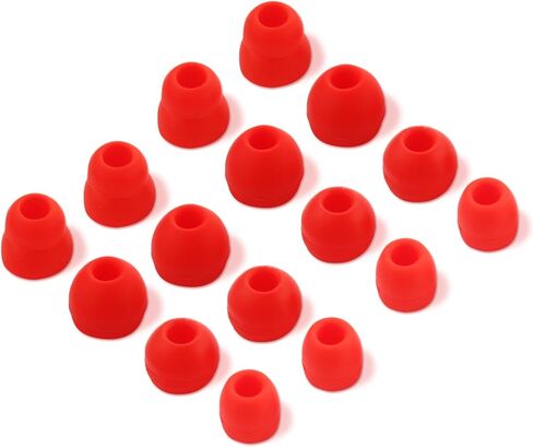 8 Pairs Replacement Eartips Silicone Buds Ear Tips Earbuds Set Compatible with Beats Flex/Beats X/Beats Powerbeats Pro Wireless Earphones - Black in Saudi Arabia