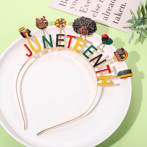 African Headbands for Women Black History Juneteenth Headband Ethnic African Women Flag Independence Day Accessory in Kuwait