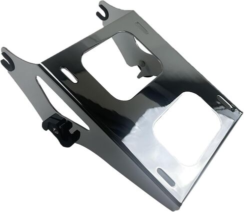 Two Up Tour Pack Pak Mounting Luggage Rack Trunk Mount Fit for Harley Touring Street Glide Road King Electra Glide Tri Glide 2014-UP (Chrome) in Saudi Arabia