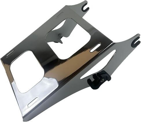 Two Up Tour Pack Pak Mounting Luggage Rack Trunk Mount Fit for Harley Touring Street Glide Road King Electra Glide Tri Glide 2014-UP (Chrome) in Saudi Arabia
