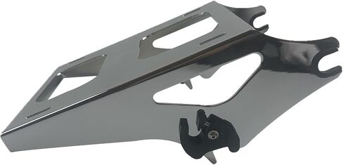 Two Up Tour Pack Pak Mounting Luggage Rack Trunk Mount Fit for Harley Touring Street Glide Road King Electra Glide Tri Glide 2014-UP (Chrome) in Saudi Arabia