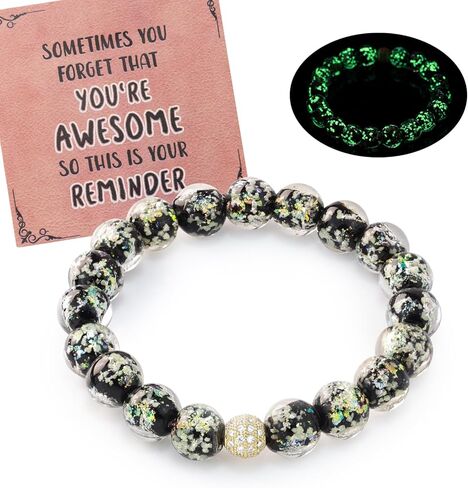 هدايا سوار الزجاج الزجاجي لنساءها في سن المراهقة ، وأحيانًا تنسى أنك أساور رائعة ، وهدايا ملهمة لأمي ، ابنة ، أخت ، أفضل الأصدقاء مع بطاقات الهدايا in Kuwait