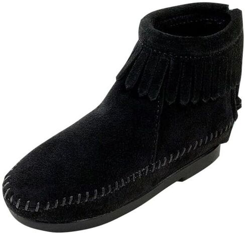 حذاء Minnetonka بسحاب خلفي (طفل صغير/طفل صغير/طفل كبير) in Kuwait
