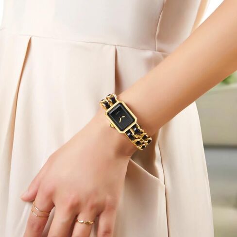Gosasa Women's Watch Watch Chain Brid Band Fashion Square Bracelet Watches for Women Retro Minimalist Quartz Waterproof Ladies Watch in Kuwait