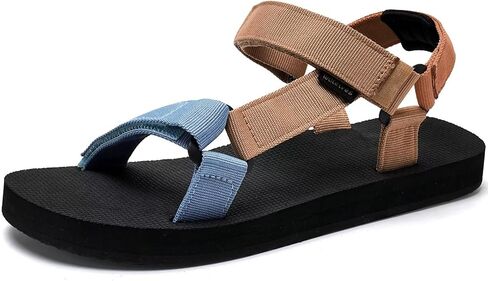 WateLves Men's Sandals Hiking-Sport-Sandals with Adjustable Webbing Lightweight Water-Athletic-Beach-Sandals for Walking-Fishing-Travel-Trekking-Camping in Kuwait
