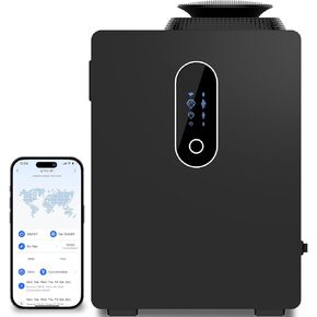 2025 Upgraded HVAC Scent Diffuser Machine 1000ML, Scent Air Machine with WiFi for Home, Hotel Diffuser Coverage 6000 Sq.Ft, Waterless Cold Air Aromatherapy Essential Oil Diffuser for Large Room