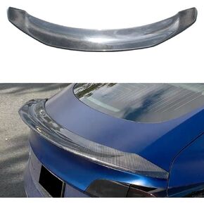 لعام 2017-2023 Tesla Model 3 Spoiler Wing Carbon Carbon Trunk Lip