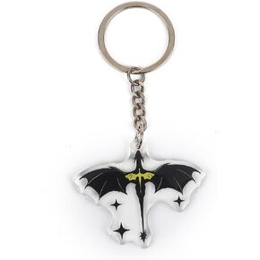 Dragon Keychain Fourth Wing Merch Novel Merchandise Gift 4th Wing Inspired Gifts Book Lover Gifts for Fans Women Men