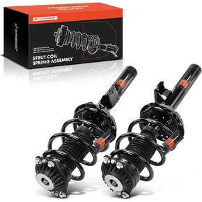 A-Premium Front Pair (2) Complete Strut & Coil Spring Assembly Compatible with Buick Envision 2016 2017 2018 2019 2020, Driver and Passenger Side, Replace# 18-920821, 18-920822