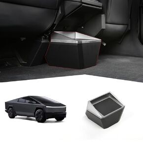 علبة المهملات ، متوافقة مع Tesla Cybertruck 2024 2025 ، إكسسوارات قمامة CAN ، ومنظم صندوق وحدة التحكم في المركزية الخلفية