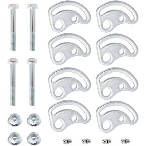 K100159 محاذاة Caster/Camber Kit متوافقة مع شيفروليه سيلفرادو 1500/2500/3500 GMC Yukon ، مجموعة تصحيح CAMBER ARM العليا ± 1.5 درجة