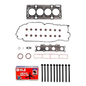DNJ HGB4314 Cylinder Head Gasket Set with Head Bolt Kit for 2013-2019 Ford Escape, Fiesta, Fusion 1.6L L4 16V DOHC 1596cc