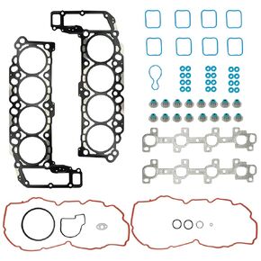 4.7L MLS Cylinder Head Gasket Set for Dodge Ram 1500 Durango Dakota 2004-2007; for Chrysler Aspen 2007; for Jeep Commander Mitsubishi Raider 2006-2007, Grand Cherokee 2004-2007 SOHC 16v HGS1101