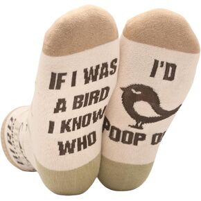 InnoBeta Bird Watching Gifts, Gifts for Bird Lovers, Bird Lover Gifts, Bird Gifts for Bird Lovers Women, Bird Watcher Gifts, Gifts for Bird Watchers, One Size Crew Socks