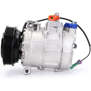 4B0260805B 4B3260805 AC Premium A/C Compressor with Clutch Fits for Pa-ssat 1997-2005, Compatible with AU-DI A4 A6 A8 for POR-SCHE 911