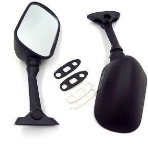HTTMT MT071-BK Black Oem Replacement Racing Mirrors Compatible with 2001-2002 Suzuki GSXR 1000 2001-2003 Suzuki GSXR 600 2001-2003 Suzuki GSXR 750