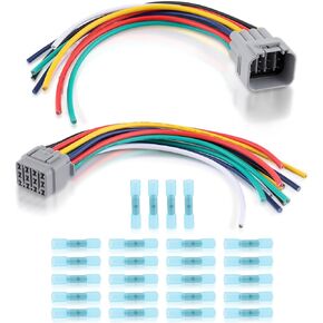 12pin 14awg توصيل كبل سلك موصل متوافق مع جميع أنواع نظام الإضاءة الذكور والأنثى كابل الأبواني الكهربائية