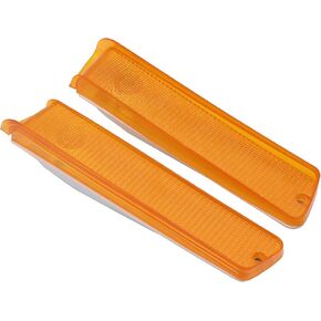 1 Pair Left Right Front Turn Signal Lights Amber Compatible With 73 74 75 76 77 78 79 FORD F-150 F150 Truck and 78 79 Bronc