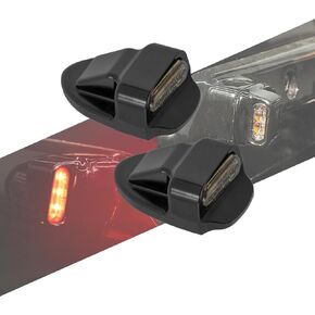 Motorcycle LED Turn Signal Light Tail Light Rear Indicator Lights Mini Fit for Harley Sportster Nightster 975 2021-2023 Black, HCUSLA021201