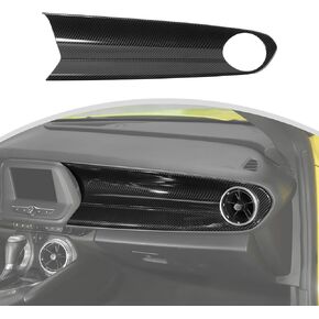 CheroCar Co-Pilot Passenger Seat Decoration Side Dashboard Ornamental Panel Trim Interior Accessory for 2016-2024 Chevy Chevrolet Camaro
