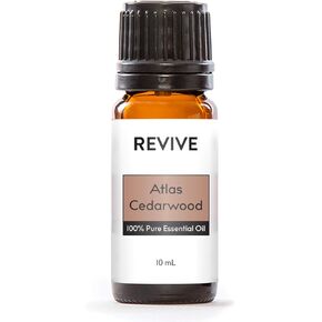 Atlas Cedarwood Essential Oil by Revive Essential Oils - 100% Pure Therapeutic Grade, for Diffuser, Humidifier, Massage, Aromatherapy, Skin & Hair Care