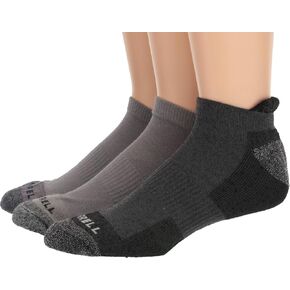 Merrell Unisex-Adult Wool Everyday Hiking Low Cut Socks - 3 Pairs - Cushioned Moisture Wicking