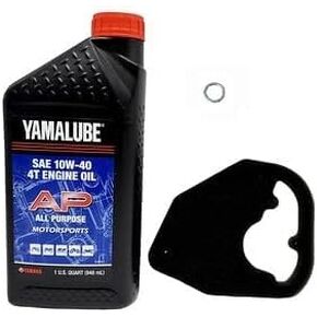 TTR 110 (2024) all Models Oil and Air Filter Change Kit Yamaha Part#s 5B6-14451-00-00 and 1 Quart All Purpose LUB-10W40-AP-12